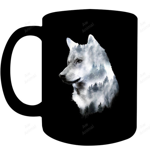 Natural Wolf Mug