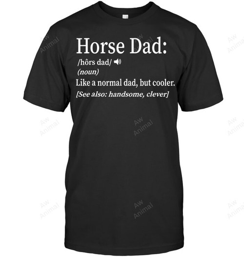 Horse Dad Men Tank Top V-Neck T-Shirt