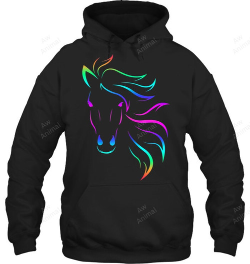 Horse Riding Equestrian Colorful Sweatshirt Hoodie Long Sleeve