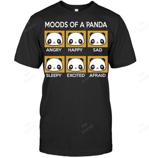 Moods Of A Panda Men Tank Top V-Neck T-Shirt