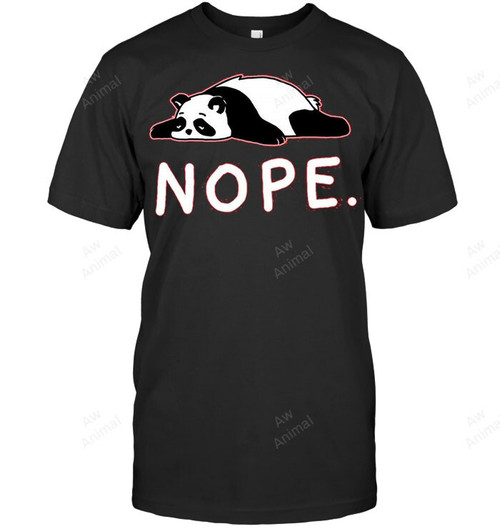 Nope Panda Men Tank Top V-Neck T-Shirt
