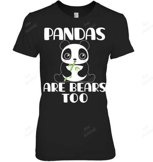 Panda Are Bears Too Women Tank Top V-Neck T-Shirt