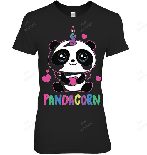 Pandacorn Women Tank Top V-Neck T-Shirt