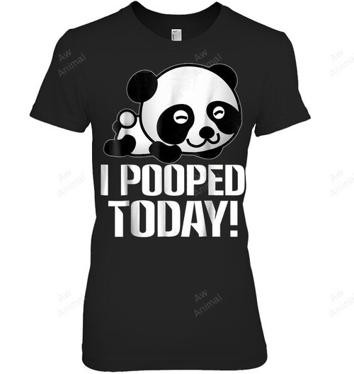 I Pooped Today Women Tank Top V-Neck T-Shirt
