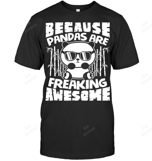 Because Pandas Are Freaking Awesome Men Tank Top V-Neck T-Shirt