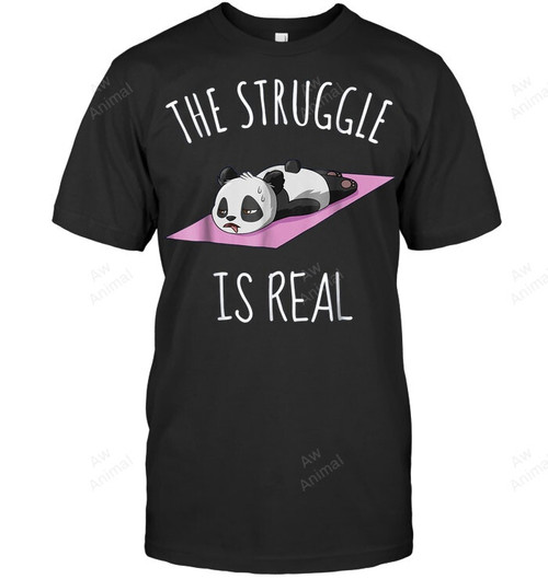 The Struggle Is Real Panda Men Tank Top V-Neck T-Shirt