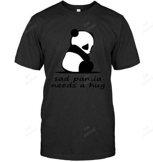 Sad Panda Needs A Hug Men Tank Top V-Neck T-Shirt