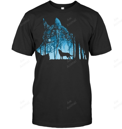 Wolf Forest Men Tank Top V-Neck T-Shirt