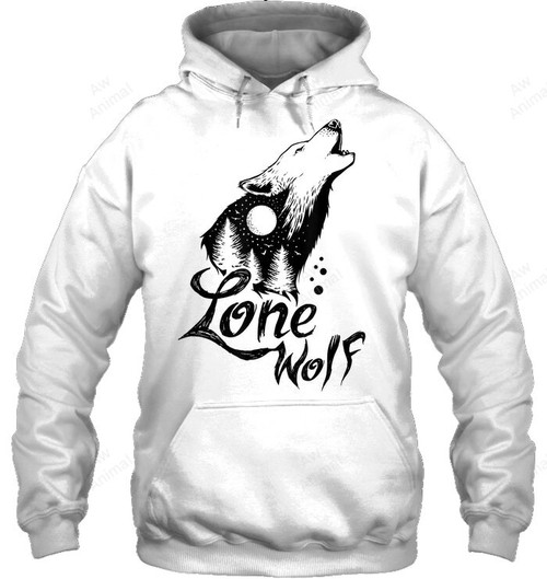 Lone Wolf Sweatshirt Hoodie Long Sleeve
