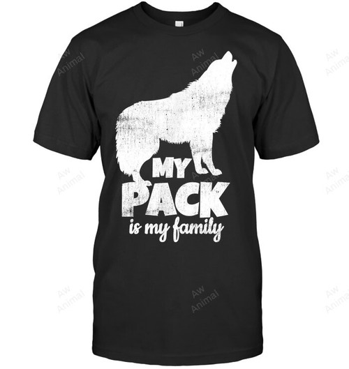 Lifetime Wolf Pack Member T Shirt Wildlife Howling Men Tank Top V-Neck T-Shirt