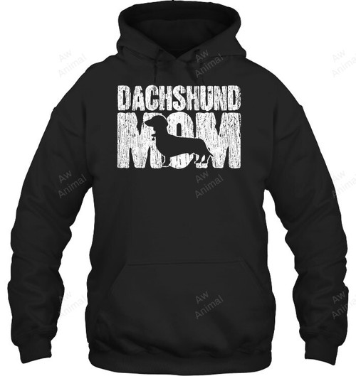 Dachshund Mom Wiener Weiner Doxie Mama Mother's Day Sweatshirt Hoodie Long Sleeve