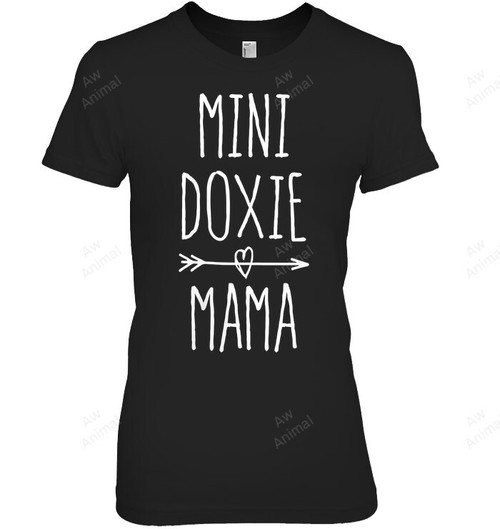 Miniature Dachshund Mom Cute Mini Doxie Mama Women Tank Top V-Neck T-Shirt