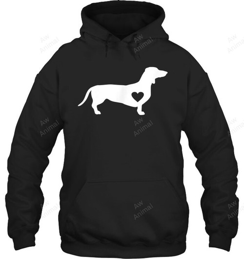 Dachshund Love Doxie Wiener Dog & Puppy Sweatshirt Hoodie Long Sleeve