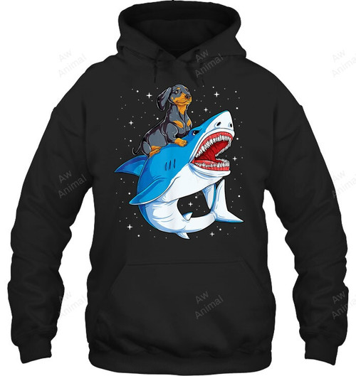 Dachshund Shark Kids Boys Space Galaxy Jawsome S Sweatshirt Hoodie Long Sleeve