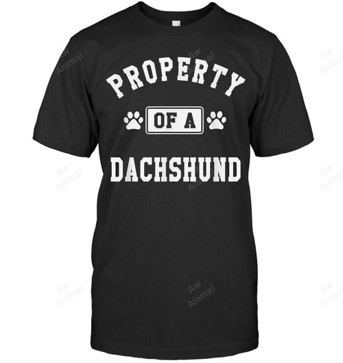 Property Of A Dachshund Men Tank Top V-Neck T-Shirt