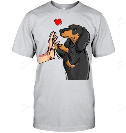 Dachshund Love Weiner Dog Mom Funny Girls Men Tank Top V-Neck T-Shirt