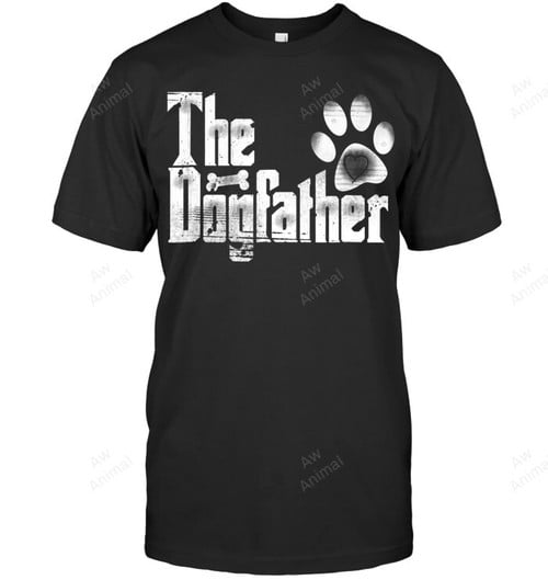 The Dogfather Dog Dad Funny Father's Day S Men Sweatshirt Hoodie Long Sleeve T-Shirt