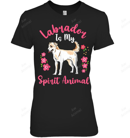 Labrador Spirit Animal Women Sweatshirt Hoodie Long Sleeve T-Shirt
