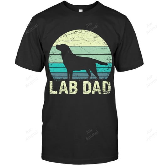 Lab Dad Labrador Men Sweatshirt Hoodie Long Sleeve T-Shirt