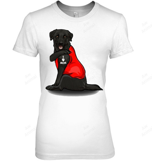Dog Labrador Retriever Love Mom Tattooed Women Sweatshirt Hoodie Long Sleeve T-Shirt