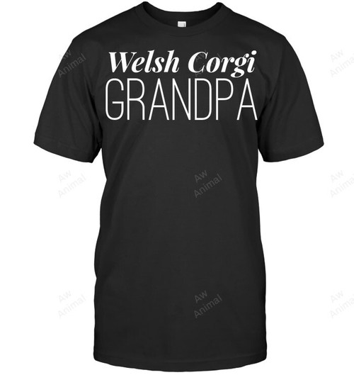Welsh Corgi Grandpa Men Sweatshirt Hoodie Long Sleeve T-Shirt