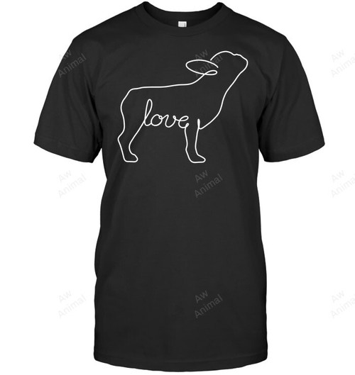 Frenchie Bulldog Love Sweatshirt Hoodie Long Sleeve Men Women T-Shirt