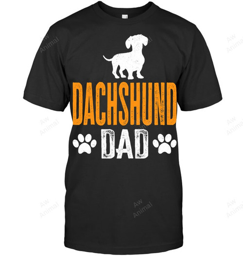 S Dachshund Dad Dog Daddy Dachshund Father Day Men Sweatshirt Hoodie Long Sleeve T-Shirt