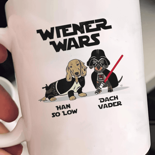 Funny Dachshund Wiener Wars Mug