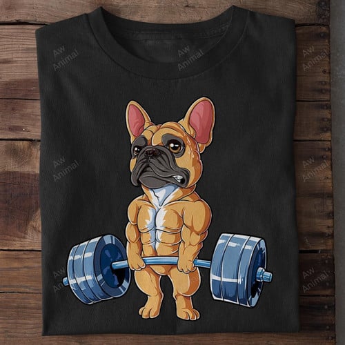 Frenchie French Bulldog Gym Weighting