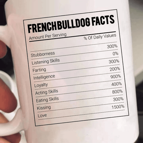 French Bulldog Facts Mug