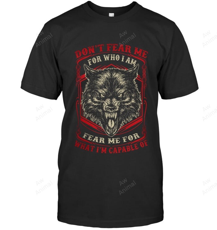 Don't Fear Me For Who I Am Men Tank Top V-Neck T-Shirt