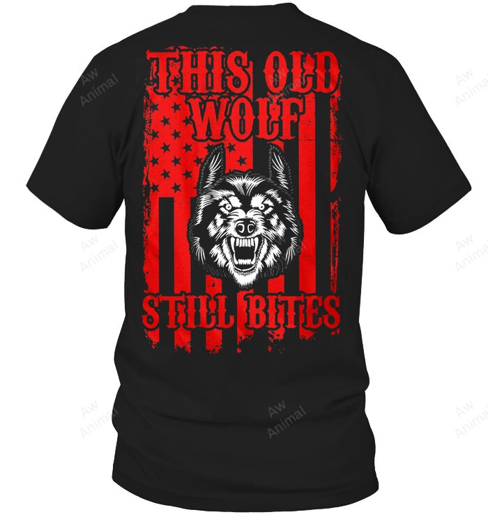 This Old Wolf Still Bites Men Tank Top V-Neck T-Shirt