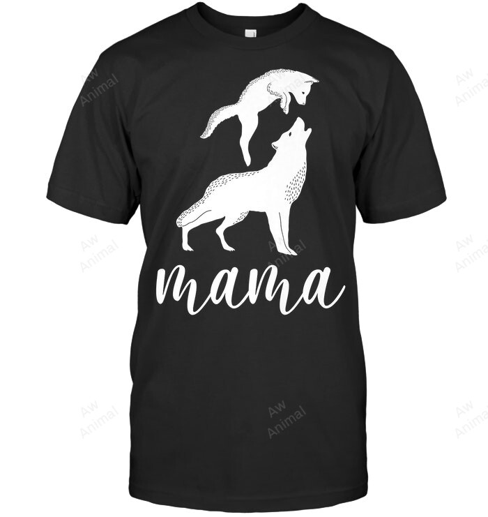 Wolf Mama Men Tank Top V-Neck T-Shirt