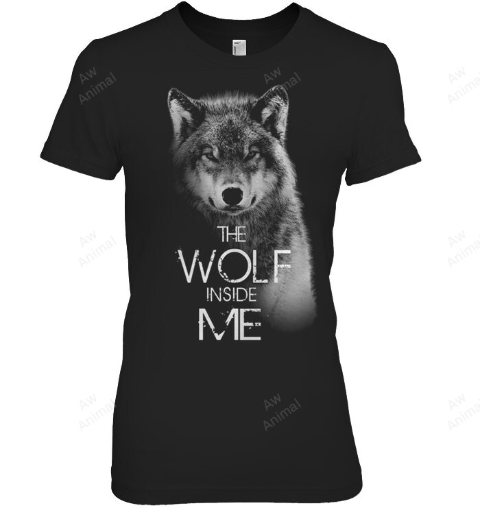 The Wolf Inside Me Women Tank Top V-Neck T-Shirt