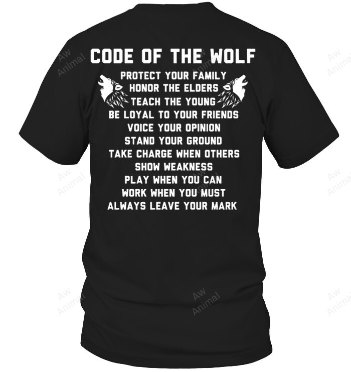 Code Of The Wolf 1 Men Tank Top V-Neck T-Shirt