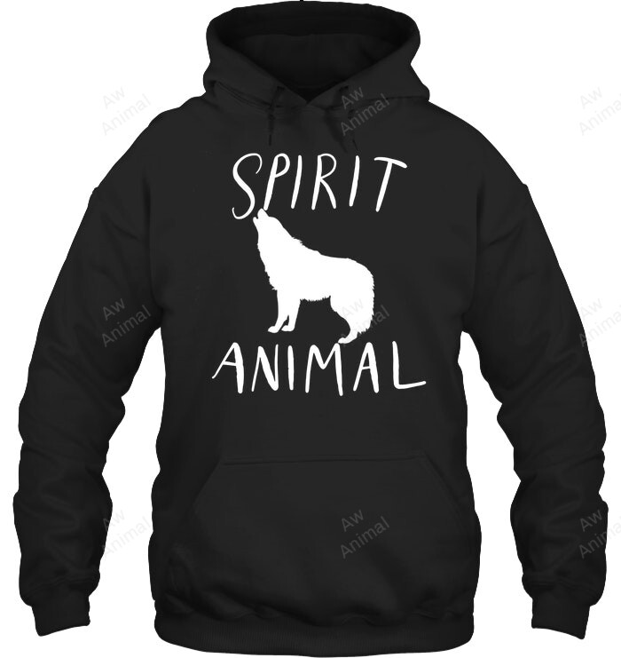 Wolf Spirit Animal Sweatshirt Hoodie Long Sleeve