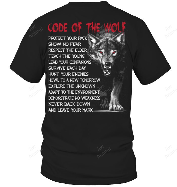 Code Of The Wolf 2 Men Tank Top V-Neck T-Shirt