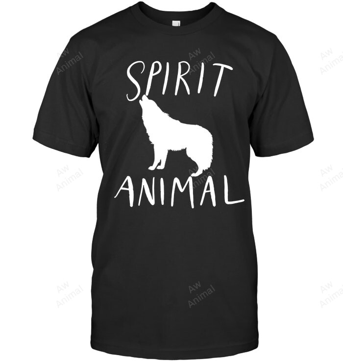 Wolf Spirit Animal Men Tank Top V-Neck T-Shirt