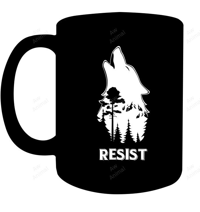 Resist Wolf National Park Mug