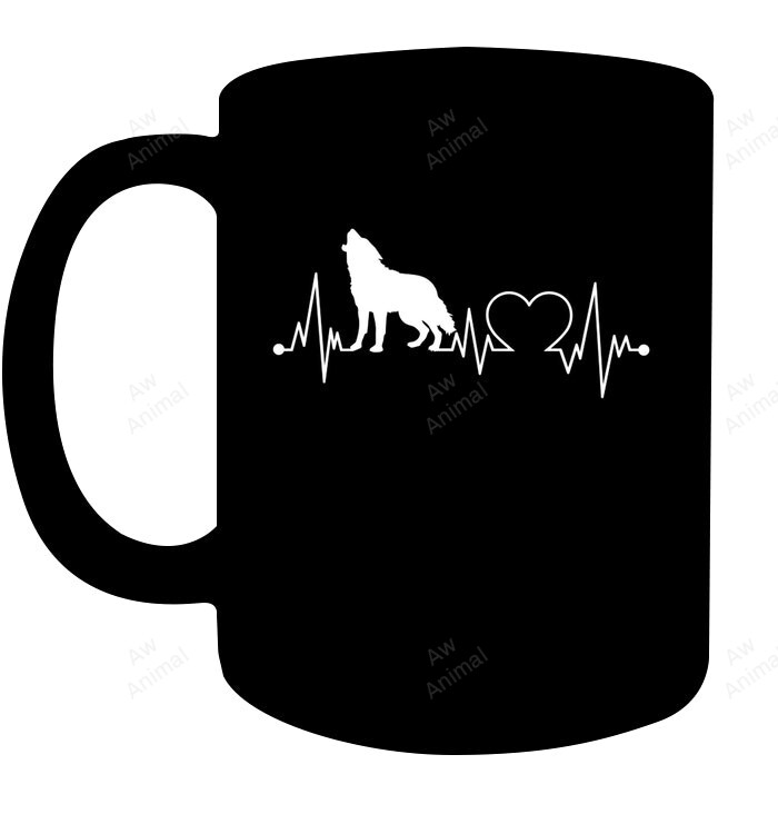 Wolf Hearbeat 1 Mug