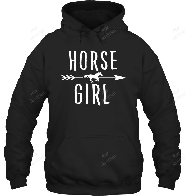 Horse Girl Sweatshirt Hoodie Long Sleeve