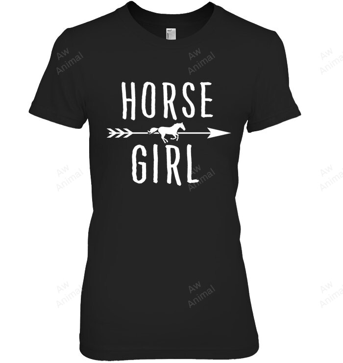 Horse Girl Women Tank Top V-Neck T-Shirt