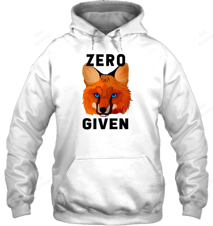 Zero Given Fox Sweatshirt Hoodie Long Sleeve