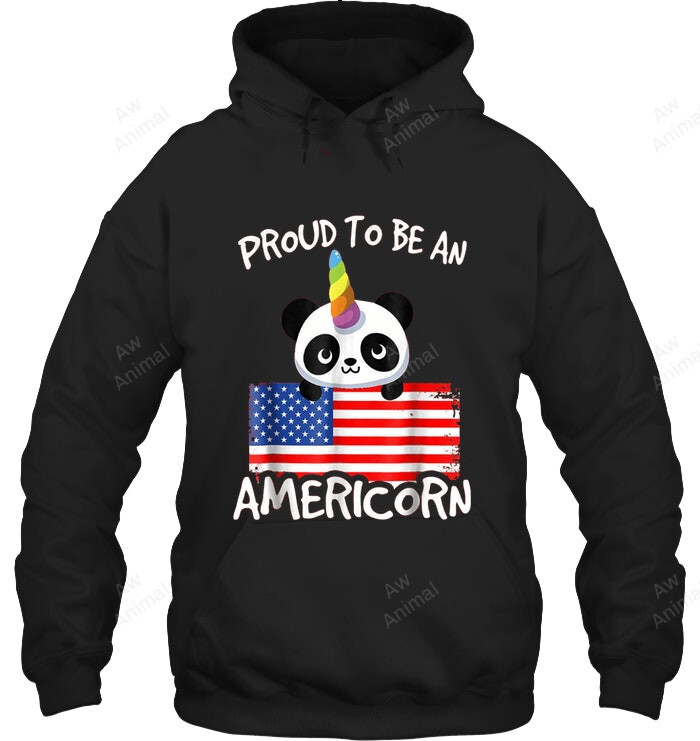 Proud To Be An Americorn Sweatshirt Hoodie Long Sleeve