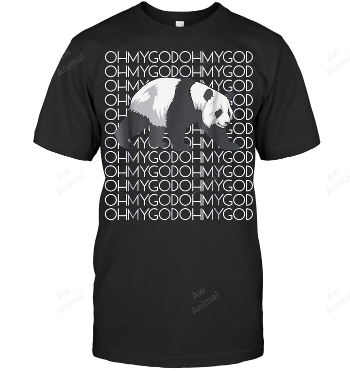 Oh My God Panda Men Tank Top V-Neck T-Shirt