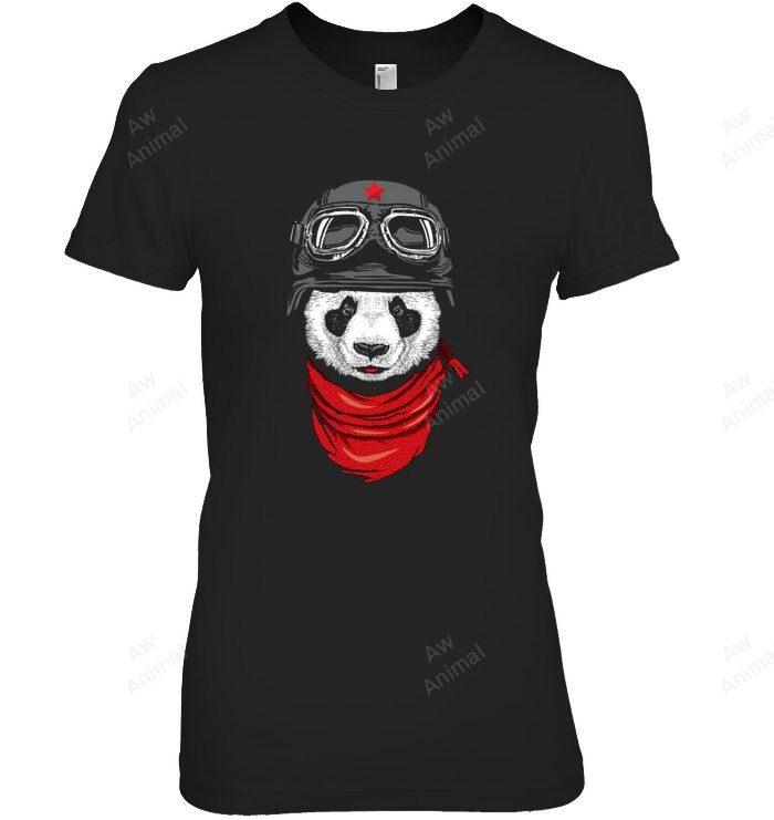 Touring Panda Women Tank Top V-Neck T-Shirt