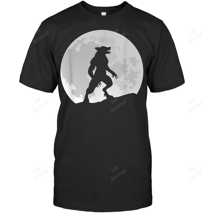 Werewolf Wolf Moon Men Tank Top V-Neck T-Shirt