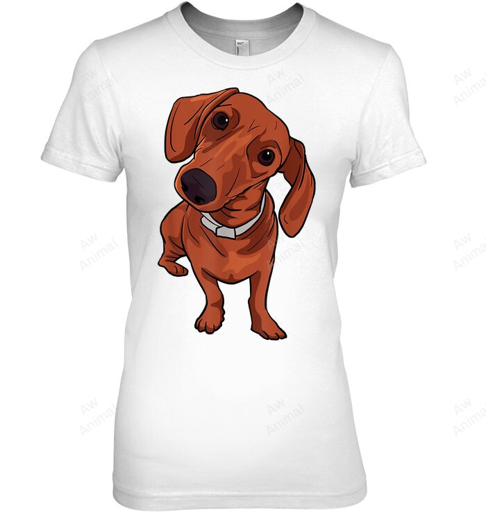 Dachshund Funny For Cute Dog Lovers Dachshund Women Tank Top V-Neck T-Shirt