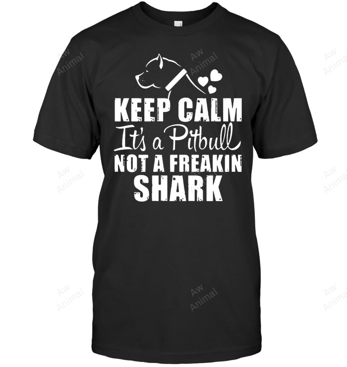 Pitbull Not A Shark Sweatshirt Hoodie Long Sleeve Men Women T-Shirt