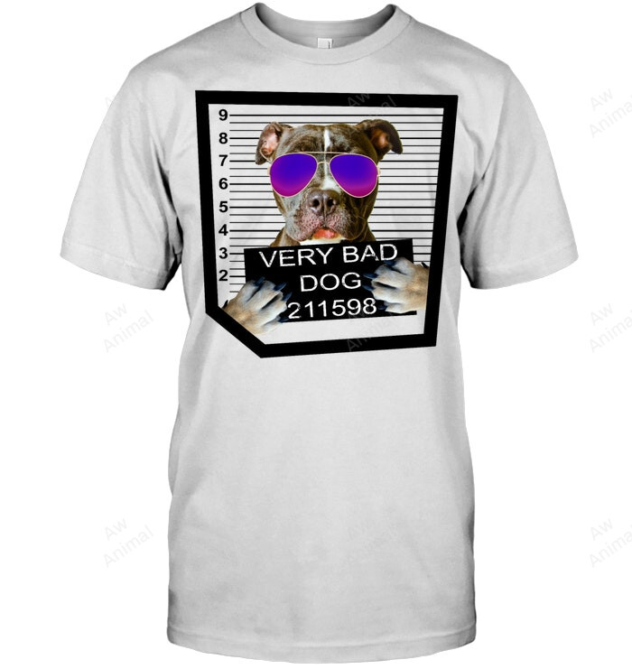 Very Bad Dog Pitbull Sweatshirt Hoodie Long Sleeve Men Women T-Shirt